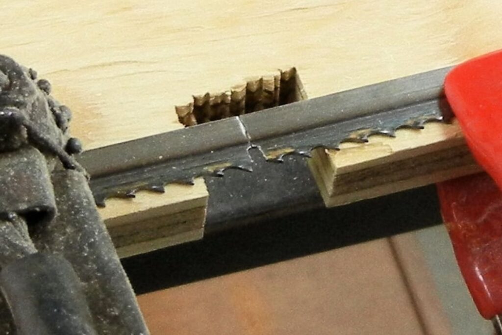 Checking the Level of Damage on Your Bandsaw Blade